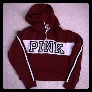 Pink Hooded Sweatshirt
